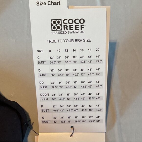 NWT Contours By Coco Reef Shapemaker One-Piece Swimsuit PerfectionFit Bra 12/36C - Picture 8 of 15